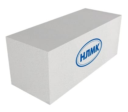 Блок газобетонный стеновой D400 B2 625х400(300)х250 НЛМК