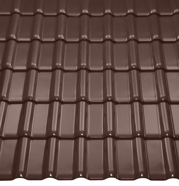 Керамическая черепица РУБИН 13V Тик Глазурь, Braas